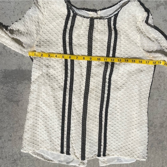 J. Crew Silk Blend Blouse Size 8 - Picture 5 of 6